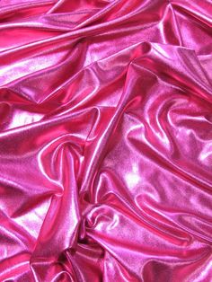 the pink fabric is very shiny and soft