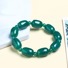 BE THE FIRST TO BUY THE NEWEST JADE BEAD BRACELET HANDCRAFTED NATURAL STONE BANGLES! Check out Jade Bead Bracelet Handcrafted Natural Stone Bangles, our newest addition! Our Jade Bead Bracelet Handcrafted Natural Stone Bangles will definitely appeal to anyone interested in our Bracelets &amp; Bangles products because it's an amazing combination of premium quality and low price. For just US $12.08, get a quality item that will last and make anyone recipient (even yourself) happy. Get a closer Green Peacock, Stone Bangle, Bead Bangles, Couple Jewelry, Summer Gifts, Crystal Beads Bracelet, Peacock Green, Bracelet Women, Agate Bracelet