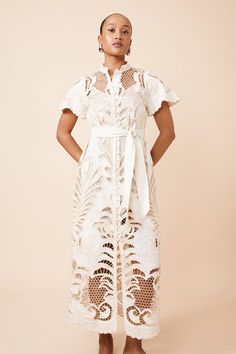 Petite Linen Cutwork Embroidery Woven Midi Dress Luxury Embroidered Hem Midi Dress For Summer, Luxury Spring Midi Dress With Cutwork Hem, Luxury Midi Dress With Cutwork Hem For Daywear, Luxury Midi Length Dress With Cutwork Hem, Luxury Summer Midi Dress With Embroidered Hem, Luxury Elegant Midi Dress With Cutwork Hem, Luxury Embroidered Hem Midi Dress, Luxury Embroidered Midi Length Dress For Party, Luxury Hand Embellished Dresses For Spring