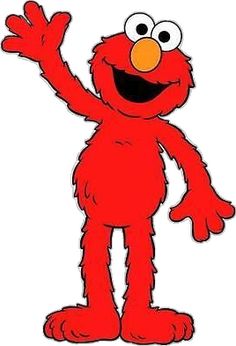 an image of the sesame character waving