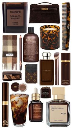 Brunette Aesthetic, Chocolate Girl, Handbag Essentials, Visual Board, Perfume Scents, Body Care Routine, Crochet Items