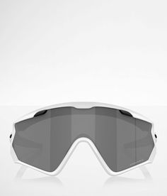 Oakley Wind Jacket 2.0 Prizm™ Sunglasses - White , Men's Mattewhite Lightweight O Matter™ frame sunglasses No slip unobtainium® earsocks and nosepad for increased comfort and performance Three-Point Fit Removable triple-layer face foam for added wind protection High Definition Optics® for crystal clear vision and impact resistance Prizm™ black lenses 100% UV protection Removable strap included. All Oakley eyewear is warranted against breakage due to material or workmanship defect for two years f Functional White Shield Sunglasses For Outdoors, Functional White Shield Sunglasses With Uva Protection, White Functional Shield Sunglasses With Uva Protection, White Sports Sunglasses With Uv Protection, White Shield Sunglasses For Outdoor Activities With Uva Protection, White Shield Sunglasses With Uva Protection For Outdoor Activities, Functional White Sunglasses For Outdoor Activities, Sporty White Shield Sunglasses For Outdoor, White Sporty Sunglasses For Outdoor Activities