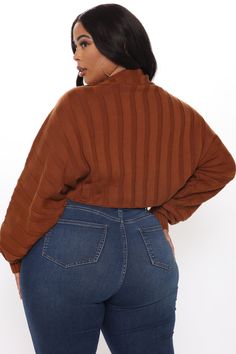 Available In Chestnut. Cardigan Sweater Zip Front High Neck Dolman Sleeves 55% Cotton 45% Acrylic Imported | Cozy Girl Zip Front Cardigan Sweater in Chestnut size Small by Fashion Nova Cropped Cardigan Sweater, Womens Loungewear, Cropped Cardigan, Rompers Women, Active Wear For Women, Sweater Shop, Chestnut, Cardigan Sweater, Women Lingerie