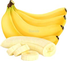 a bunch of bananas sitting next to each other