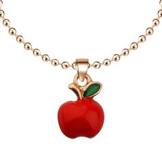 PRICES MAY VARY. Material: Made of copper, it is lead free and nickel free. Hypo allergenic, it doesn’t rust, change colour or tarnish. Size： Apple Pendant is 1 cm / (0.39 inch ) * 1.5 cm / ( 0.59 inch ). TIPS: Manual measuring permissible error. Red apple necklace. Beautiful small vintage necklace. Perfect gift idea for a teacher this holiday season. Perfect gift for any apple lovers. This items will come to you nicely packed in a velvet bag, which is strictly protected from any damage during t Apple Necklace, Teacher Jewelry, Teacher Retirement Gifts, Teachers Day Gifts, Teacher Retirement, Teachers Day, Halloween 2024, Teacher Appreciation Gift, Retirement Gift