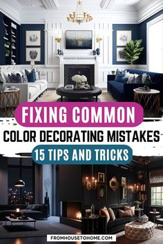 15 Of The Most Common Color Decorating Mistakes (& How To Fix Them) Painting Ideas For Walls, Architectural Ideas, Best Color Schemes, House To Home, Sewing Room Storage, Color Tips, Choosing Paint Colours, Color Coordination, Choosing Paint