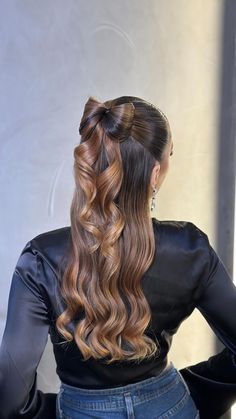 Hair For Birthday, Hairstyle For Prom, Pageant Hair, Evening Hairstyles, Wedding Guest Hairstyles, Long Hair Color