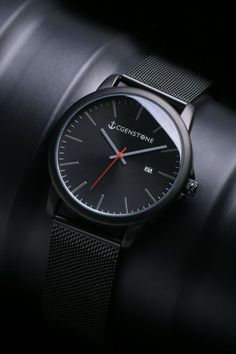 Holiday gifts for coworkers 🎁Black watches mens by Cgenstone. #watch Classic Black Stainless Steel Watch Accessories, Minimalist Black Watch With Analog Display, Black Minimalist Watch With Analog Display, Black Minimalist Watch Accessories For Formal Occasions, Minimalist Black Watch For Formal Occasions, Black Stainless Steel Timeless Watch Accessories, Timeless Black Stainless Steel Watch Accessories, Minimalist Black Watch With Subdials, Minimalist Black Watch With Features