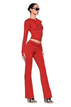 BLARE HOODIE - RED Disney Outfits Women, Placement Print, Earthy Outfits, I Am Gia, Tracksuit Set, Dolce E Gabbana, Red Hoodie, Cute Simple Outfits