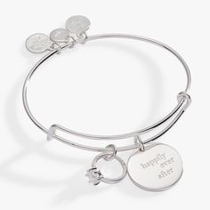 “Happily Ever After” Duo Charm Bangle | Alex and Ani – ALEX AND ANI Wire Bangle Bracelets, Beautiful Love Stories, Wire Bangles, Charm Rings