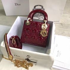 Dior Mini Bag, Lady Dior Mini, Luxury Essentials, Stylish School Bags, My Style Bags