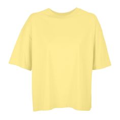 Light Yellow Color, Oversize Sleeves, Yellow Shirt, School Dresses, Size Label, Oversized T Shirt, Light Yellow, Oversized Tshirt, Sleeve Type