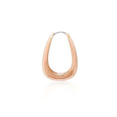 a rose gold and silver ring on a white background