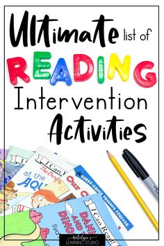 the ultimate list of reading and writing activities for kids