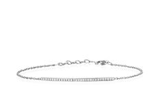 Our delicate diamond bar chain bracelet features .07 carats of diamonds set in 14k gold. It is the perfect everyday piece you will never take off! Adjustable 6-7" extension chain Diamond Bar Bracelet, Diamond Bar, Bar Bracelets, Candy Gifts, Arm Candy, Tennis Bracelet, Bracelet Stack, Pave Diamonds, P S