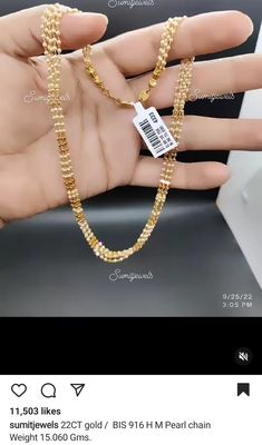 Pavalam Gold Chain, Pagadala Chains, Matte Gold Jewelry, Fashion Jewelry Necklaces Gold, Temple Jewellery Earrings, Gold Jewels Design, Neck Pieces Jewelry, Antique Necklaces Design, New Gold Jewellery Designs