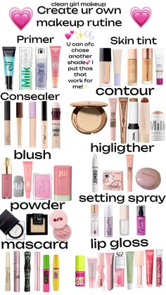 #beauty #cleangirl #makeup #makeurownrutine #cleangirlmakeup #cleangirlmakeuplook #makeuprutine Cleangirl Makeup, Makeup Routine Guide, Makeup Collection Goals, Preppy Makeup, Essence Makeup, Daily Makeup Routine, Simple Makeup Tips, Dance Makeup, Makeup List