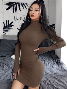 Shipping: Worldwide Express Shipping AvailableDelivery time: 🚚7-15Days Fast ShippingReturns: Fast refund,💯100% Money Back Guarantee.SPECIFICATIONSWaistline: empireType: RegularTurtleneck Dress: Turtleneck Mini DressStyle: StreetwearSleeve Style: RegularSleeve Length(cm): FullSilhouette: SheathSeason: Autumn/WinterPlace Of Origin: China (Mainland)Pattern Type: SolidOrigin: Mainland ChinaNeckline: TurtleneckModel Number: NO1118.40.13DR53046Material: Spandex,PolyesterKnitted Dress: Long Sleeve Dr