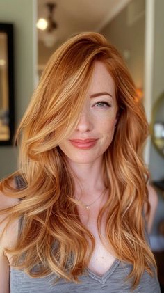 37 Fiery Strawberry Blonde Hairstyles To Ignite Your Style Blonde Hair Goals, Red Blonde Hair, Blonde Hair Transformations, Strawberry Hair, Red To Blonde