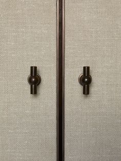 an image of two doors with handles on them