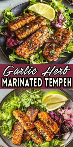 Love bold flavors? 🌟 This Garlic Herb Marinated Tempeh recipe is a game-changer. High in protein and bursting with savory goodness, it’s perfect for vegans or anyone seeking a healthy and delicious meal option. 🧄✨ Add it to salads, bowls, or wraps for a satisfying twist! #HerbMarinade #TempehLove #PlantBasedProtein #QuickVeganRecipes #TastyAndHealthy