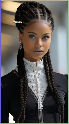 Want a chic and easy hairstyle? The Jumbo Boho Braids in a Low Ponytail are the perfect choice for 2024! This stylish look combines the elegance of braids with a relaxed ponytail, making it ideal for any occasion. Click to learn how to achieve this trendy style! #JumboBohoBraids #LowPonytail #2024Trends #ChicHairstyles #HairInspiration #BohemianStyle #EasyHair Relaxed Ponytail, Braided Updo Black Hair, Jumbo Boho Braids, Latest Hair Braids, Cornrow Styles, Afro Puffs, Unique Braids, Wedding Hairstyles For Medium Hair, Gorgeous Braids