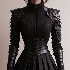 Daenerys Black Dress, Armor Inspired Dress, Underworld Outfit Style, Game Of Thrones Dresses Inspiration, Acotar Outfit Ideas, House Of The Dragon Clothes Aesthetic, Targaryen Outfit Aesthetic, House Of The Dragon Inspired Outfits, Targaryen Aesthetic Outfits