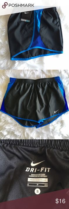 Nike Running Shorts Brand new Nike running shorts! Size small Nike Shorts 80’s Fashion, Nike Running Shorts, Nike Running, Nike Shorts, New Nike, Running Shorts, Black Nikes, Black Blue, Nike Women