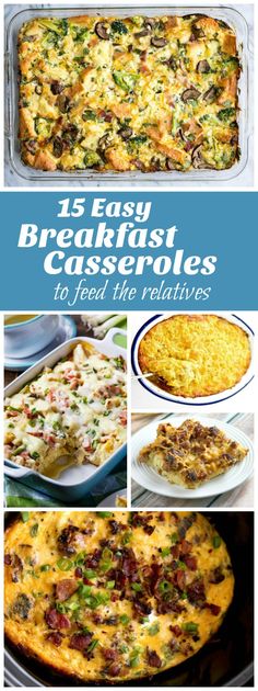 the best breakfast casseroles to feed the relatives