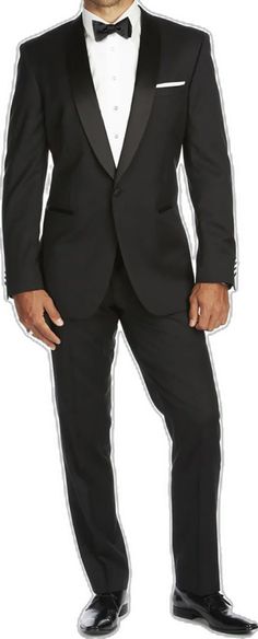 Groom's Tuxedo With Notch Lapel, Tailored Tuxedo With Notch Lapel For Groom, Single-button Tuxedo For Black Tie Event, Tailored Notch Lapel Tuxedo For Groom, Custom Fit Tuxedo Blazer For Groom, Sleek Fitted Tuxedo For Black-tie Events, Groom's Slim Fit Tuxedo, Slim Fit Tuxedo For Groom In Suiting Fabric, Groom's Fitted Tuxedo In Suiting Fabric