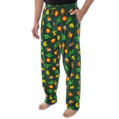 These are Donkey and Diddy Kong Pajama Pants. Donkey Kong started out in a game of his name where he would roll barrels trying to beat the jump man who later becomes Mario. Diddy Kong is the lovable nephew of Donkey Kong and has become a favorite character in the Mario video game franchise. First appearing in the game Donkey Kong Country, he has branched out into several different games as a sidekick character or the main protagonist. These soft-touch cotton sleep pants feature Donkey Kong and D Donkey Kong And Diddy Kong, Mens Pyjama Bottoms, Plush Pajama Pants, Mario Video Game, Diddy Kong, Cotton Pajama Pants, Donkey Kong, Sleep Pants, Pj Pants