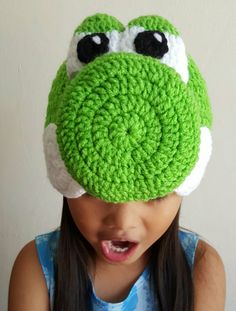 My handmade yoshi nintendo hat is simple and elegant. The colors look rich and I make sure all orders have close details from the picture with good quality and craftmanship. This will look good on your baby, your kids or even to you. For moms,mom to be, cosplay team, Who doesn't want to be the center of attention, look nice like a cute yoshi dinosaur, famous nintendo cartoon character? I'll be delighted to crochet this hat for you. Materials: acrylic 100%cotton, thread *Yoshi hat comes with colo Yoshi Dinosaur, Dinosaur Crochet Hat, Crochet Yoshi, Cute Yoshi, Yoshi Costume, Yoshi Nintendo, Nintendo Crochet, Mario Crafts, Super Mario Bros Birthday Party