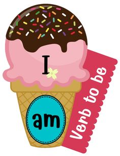 an ice cream cone with sprinkles and the words i want to do something