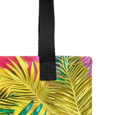 Inspired by the lush and vibrant tropical landscapes of Hawaii, this tote bag design features a stunning print of tropical leaves that will transport you to the paradise islands. Your friends' eyes will pop out at the sight of it! A spacious and trendy tote bag to help you carry around everything that matters. • Made to order • Hawaiian design is digital printed on fabric • 100% spun polyester fabric • Bag size: 15″ × 15″ (38.1 × 38.1 cm) • Capacity: 2.6 US gal (10 l) • Maximum weight limit: 44l Tropical Style Tote Beach Bag For Everyday Use, Tropical Style Tote Bag For Daily Use, Tropical Rectangular Bags For Daily Use, Tropical Style Shopping Bags For Summer, Tropical Multicolor Bags For Daily Use, Tropical Multicolor Tote Shoulder Bag, Tropical Style Multicolor Tote Shoulder Bag, Tropical Rectangular Beach Bag For Daily Use, Tropical Multicolor Travel Bag