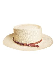 Brand: Gamboa Color: Natural Material: Toquilla Straw Brim: 7 - 7.5 cm. (2.76"- 2.96")Grade: 13 - 14 (Fine Fine)learn more Sweatband: Cotton Twill, 3 cm. (1.18") Crown: 10.37 - 10.87 cm. (4.1" - 4.3") Ribbon: Leather Description: A luxurious hat, handmade in Montecristi, the worldwide famous Panama Hat town in Ecuador. This Panama Gambler (Chemise) hat is a top quality, classic and elegant hat. Each hat is individually blocked and trimmed to meet the highest quality standards. Natural Woven Panama Hat, Beige Woven Panama Hat, Luxury Beige Handwoven Panama Hat, Natural Panama Hat With Short Brim, One Size, Cuban Hat, Travel-ready Woven Straw Panama Hat, Poncho Mexican, Panama Hat Men, Cape Wrap