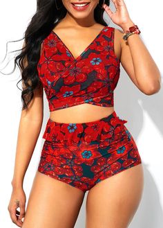 Swimsuit Fashion, Print Blouse, Swimwear Fashion, One Piece Swimwear, Waist Tie, Hair Removal