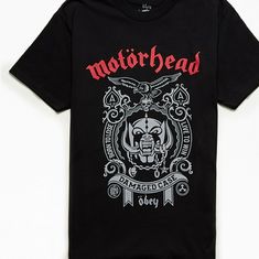 Obey Brings A Must-Have To The Lineup With The New Motorhead Damaged T-Shirt. This Classic Tee Features A Crew Neckline, Short Sleeves, A Standard Fit, And Motorhead Damaged Case Graphics At The Front. Crew Neckline Short Sleeves Standard Fit Motorhead Damaged Case Graphics Obey Branding Machine Washable Punk Black T-shirt For Biker Events, Black Biker T-shirt For Fan Merchandise, Edgy Fan Merchandise T-shirt With Logo Print, Edgy T-shirt For Fan Merchandise With Logo Print, Edgy T-shirt With Logo Print For Fan Merchandise, Edgy Crew Neck T-shirt For Biker Events, Edgy Cotton T-shirt For Biker Events, Black Punk T-shirt For Biker Events, Black T-shirt With Front Print For Biker Events