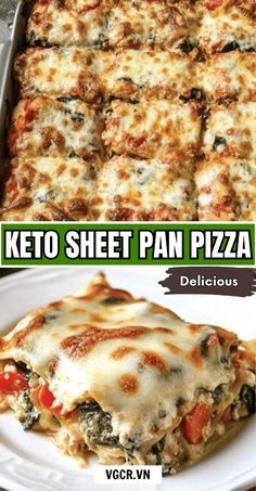 This keto sheet pan pizza recipes is delicious and easy to make. #keto #ketorecipes Keto Sheet Pan Pizza, Easy Sheet Pan Pizza, Garlic Salad Recipe, Keto Healthy Recipes, Best Winter Soups, Keto Sheet Pan, Sheet Pan Pizza, Crustless Pizza, Healthy Winter Meals