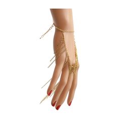 Style : Western Fancy statement accessory fashion / Bling trendy elegant jewelry Condition : Brand New   Color : Gold metal chain links Wrist Size: One size - adjustable 6.5" -  9" Trendy fashionable stylish bling look Fashion forward wristwear hand chain  Contemporary modern cool fashion jewelry Women Fancy Sleek Stylish Hot Fashion Sexy Wrist Bracelet - Special Celebrity Style Hand Jewelry Fashionista Style Day Or night, All Season Of The Year, Work Going Out To A Party Ladies Retro Bracelet T Adjustable Chain Link Bracelet Fashion Accessory, Trendy Gold Metal Body Jewelry, Adjustable Metal Chain Bracelets, Chain Strap Bracelet Jewelry Gift, Party Bracelets With Chain Strap, Gold Body Jewelry With Chain Strap For Gift, Elegant Chain Strap Bracelet As Gift, Elegant Chain Strap Bracelet For Gift, Elegant Bracelet With Chain Strap As Gift