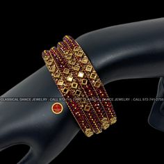 Design by Classical Dance Jewelry®  ❥ Product Details: Designer and trendy stones studded bangles set from the Classical Dance Jewelry are perfect for all occasions.  ❥ Our graceful designs complement your ethnic, western, and Indo-Western outfits.  ❥ These Stone bangles give you a very good option for Bharatnatyam, Kuchipudi, Seemantham, Wedding, pellikuthuru, Diwali, Navaratri, Pongal, Ganesh Chaturdi, Baby shower Decor. ❥ choodi | churi | Valail | Stone gaajulu are good return gifts ❥ Stylish Red Bracelet For Navratri Celebration, Red Bracelets For Navratri Celebration, Bollywood Style Bangle For Navratri Celebration, Temple Jewelry Bracelets With Stone Work For Celebrations, Temple Jewelry Bracelets For Celebration With Stone Work, Red Stone Work Bangle For Diwali, Heavy Temple Jewelry Bangle For Celebration, Diwali Red Stone Work Bangle, Temple Jewelry Bangle For Celebration