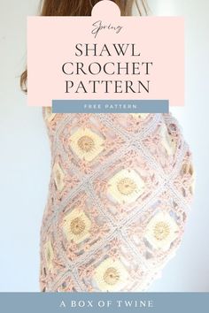 woman wearing crochet shawl Crochet A Shawl, Crochet A Square, Lace Crochet Shawl, Spring Crochet, Crochet Shawl Pattern, Crochet Shawl Pattern Free, Learn How To Crochet, Shawl Pattern, Lace Crochet