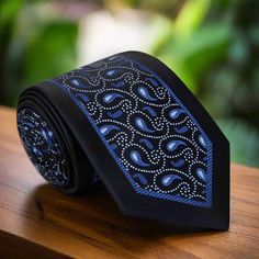 Black Elegant Blue Ties, Elegant Adjustable Neckwear For Gifts, Elegant Adjustable Neckwear As Gift, Elegant Adjustable Neckwear As A Gift, Blue Adjustable Formal Neckwear, Elegant Black Neckwear With Inside Ties, Elegant Black Neckwear For Gift, Elegant Black Neckwear For Business, Elegant Blue Neckwear With Ties