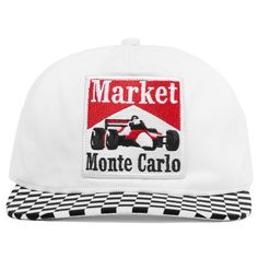 Size: Os Color: White Multi Retro White Hat With Logo Patch, White Retro Hat With Logo Patch, Shark Hat, Alpine Design, Uniqlo Bags, Vintage Chanel Handbags, Madras Plaid, Winter Hats For Men, Swim Shoes