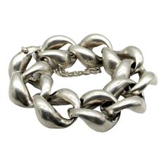 Chunky Bracelet, Chunky Bracelets, Knot Bracelet, Twist Knot, Bracelet Sterling Silver, Jewelry Inspo, Sterling Silver Bracelet, Vintage Bracelets, Bracelet Stack