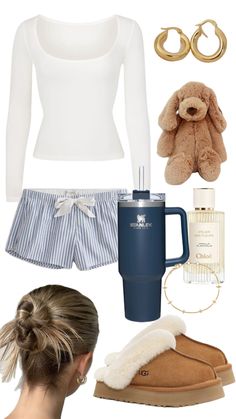 lounging around #cleangirl #outfitinspo #fall #loungewear #pajamas #stanleycup #jellycat Skandinavian Fashion, Clean Girl Aesthetic, Looks Party, Cute Lazy Outfits, Lazy Outfits, Cute Preppy Outfits