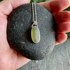 Olive Green Sea Glass Necklace – AccentYourself Sea Glass Necklaces, Sea Pottery Necklace, Natural Stone Necklaces With Recycled Glass For Gifts, Natural Stones Necklace With Recycled Glass For Gifts, Gift Necklaces With Natural Stones And Recycled Glass, Nickel-free Recycled Glass Necklace As A Gift, Nickel Free Recycled Glass Necklace Gift, Nickel-free Recycled Glass Necklace For Gift, Nickel-free Recycled Glass Necklace Gift