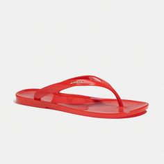 Rubber Upper Rubber Lining And Footbed Rubber Outsole Slip On Style No. Ca368 Brand New. Please Refer To Pictures Casual Red Jelly Sandals For Beach, Red Round Toe Jelly Sandals For Vacation, Casual Red Toe Post Flip Flops, Red Round Toe Jelly Sandals Casual, Casual Red Jelly Sandals With Round Toe, Red Beach Sandals With Removable Insole, Red Jelly Sandals For Summer Beach, Red Round Toe Jelly Sandals For Beach, Red Sandals With Single Toe Strap For Beach