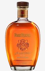 a bottle of bourbon is shown on a white background