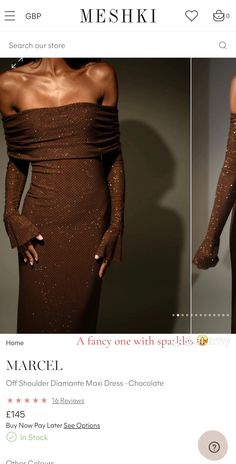 Brown Gowns Elegant, Elegant Luxury Brown Dress, Brown Long Sleeve Evening Dress, Classic Luxury Brown Dress, Luxury Glamorous Brown Dresses, Luxury Chic Brown Maxi Dress, Sum Dresses, Gowns Elegant, Brown Sequin Dresses