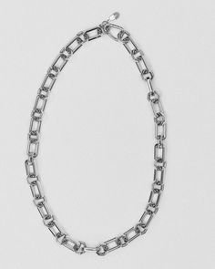 With a striking marriage of rectangular and circular links, Himalia has many sides to admire. This design looks stunningly different from every angle.Models are wearing size 20" chains. Felt Pouch, Chain Belts, Belt Accessories, Necklace Sizes, Silver Necklaces, Size 20, Silver Necklace, Product Launch, Lounge